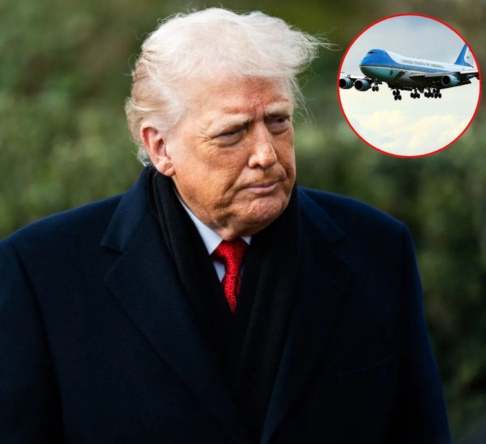 अमेरिका: ट्रंप के विमान एयर फ़ोर्स 1 में खराबी।