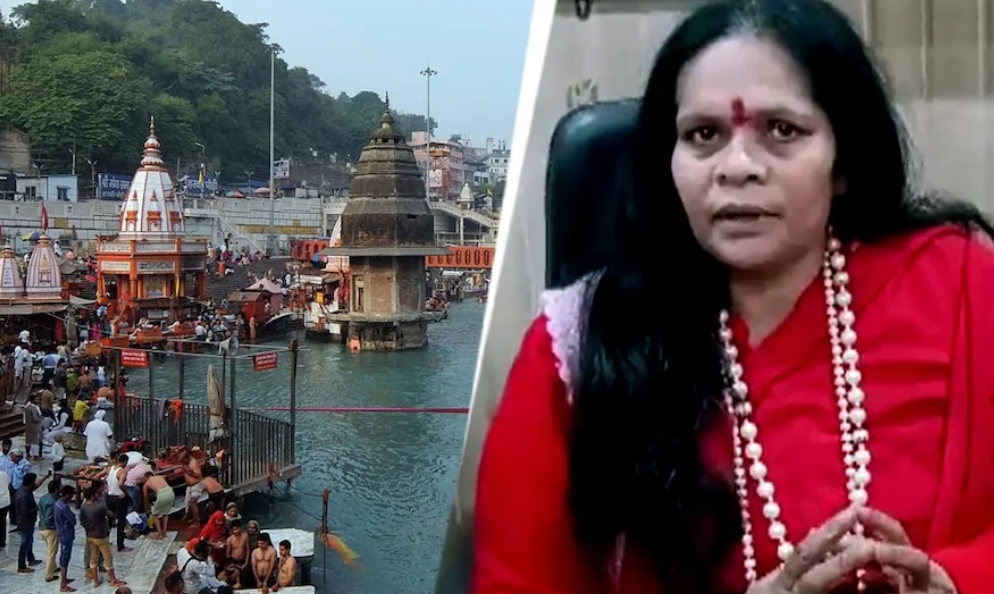 हरिद्वार के गंगा घाटों पर गैर-हिंदुओं के प्रवेश पर लगे रोक’…. साध्वी प्राची।