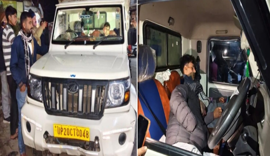 अल्मोड़ा: सड़क किनारे खड़ी पिकअप गाड़ी में मिले 2 शव।