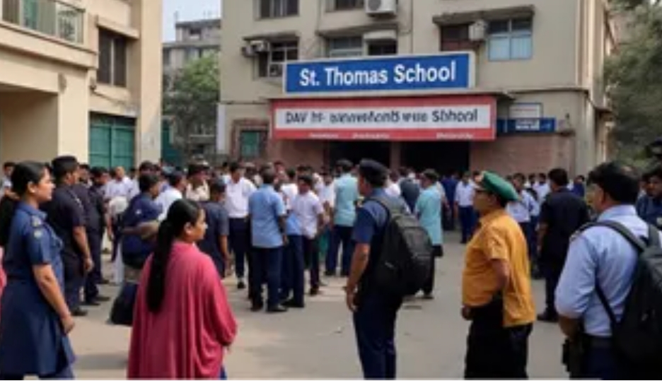 दिल्ली: तीन स्कूलों को बम से उड़ाने की धमकी के बाद हड़कंप।