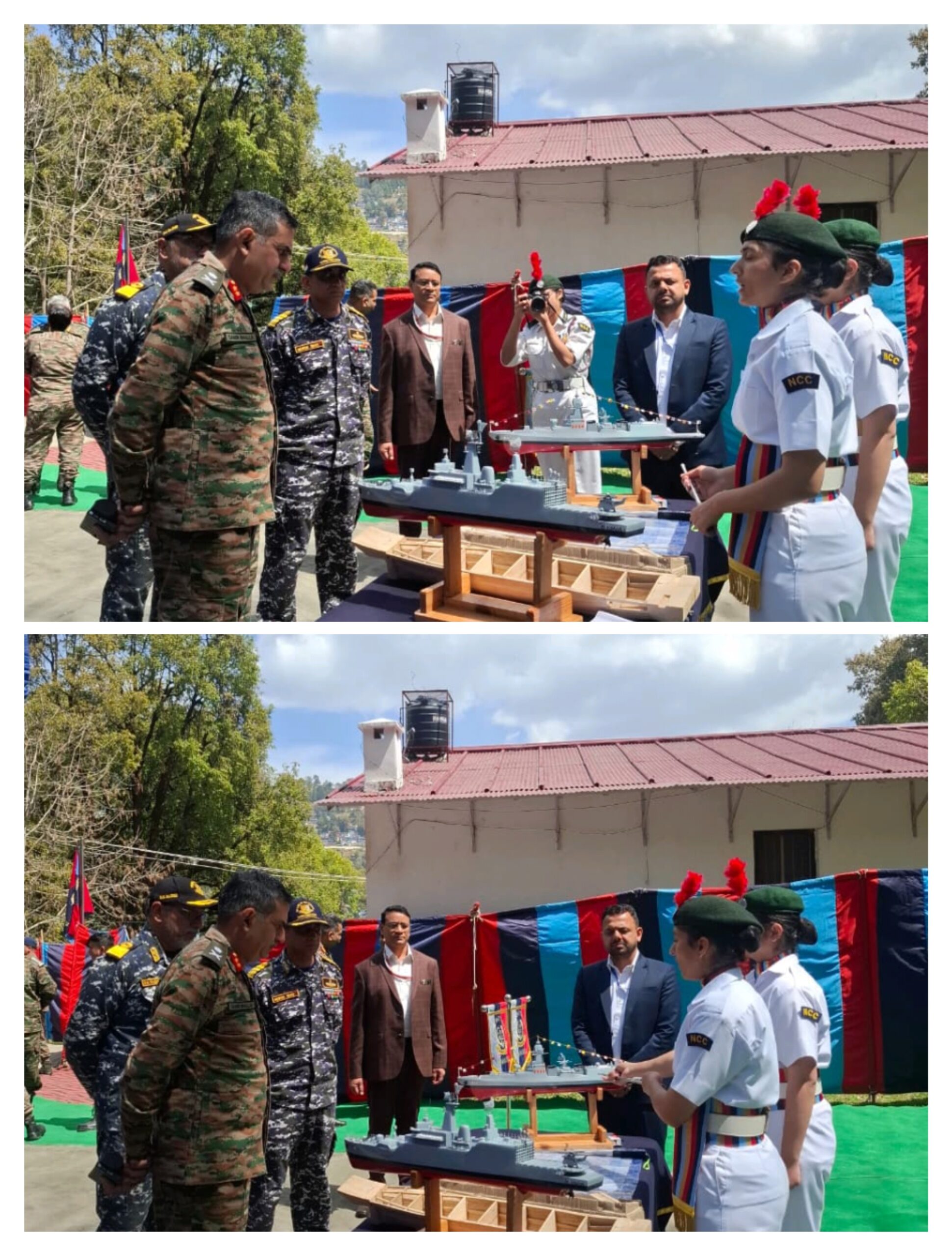 नैनीताल: NCC अपर महानिदेशक का नैनीताल ग्रुप मुख्यालय का औपचारिक निरीक्षण,,,,,!