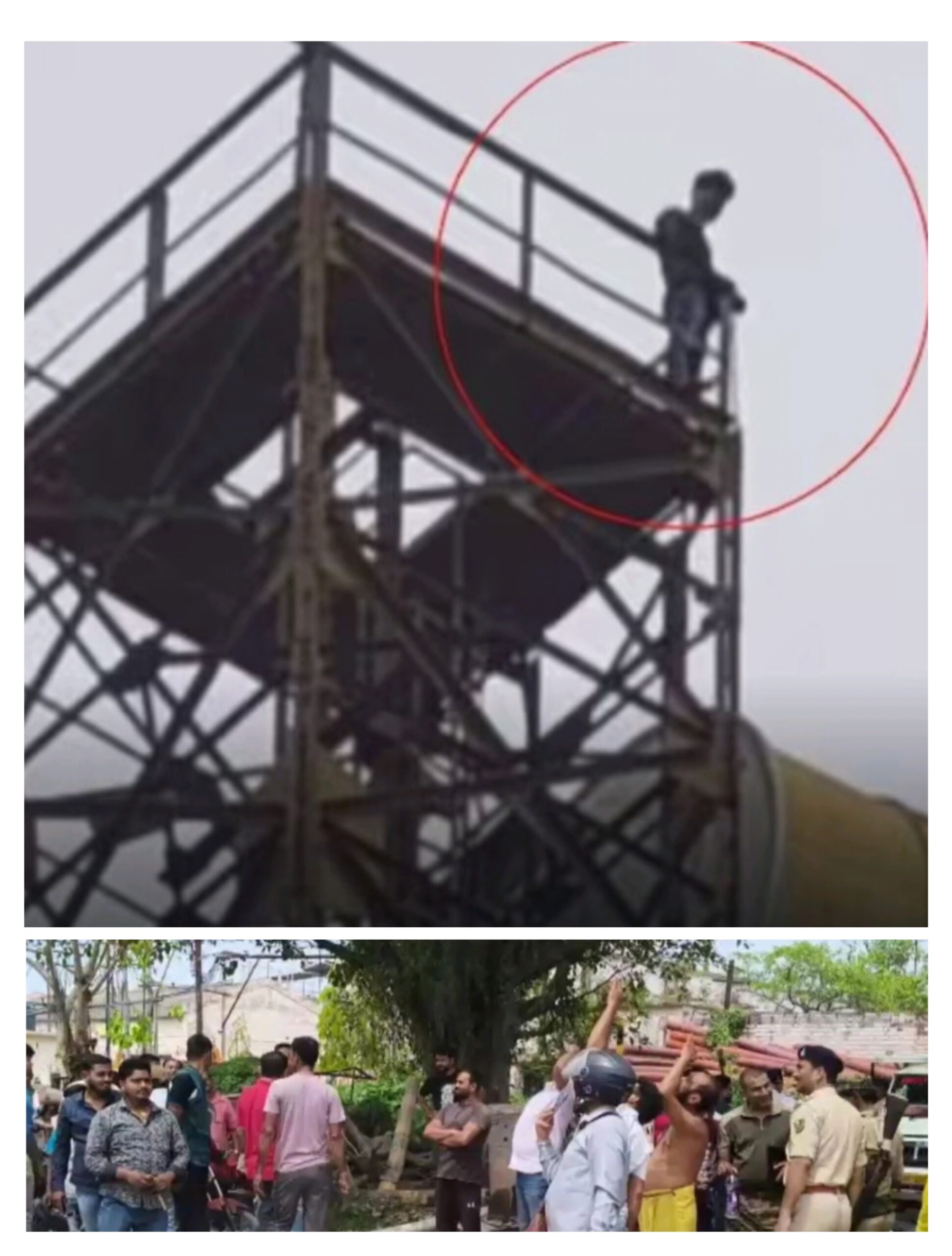 बिहार:  प्रेमिका से मिलने की ज़िद पर 300 फिट ऊंचे टावर पर चढ़ा युवक,,,,,!